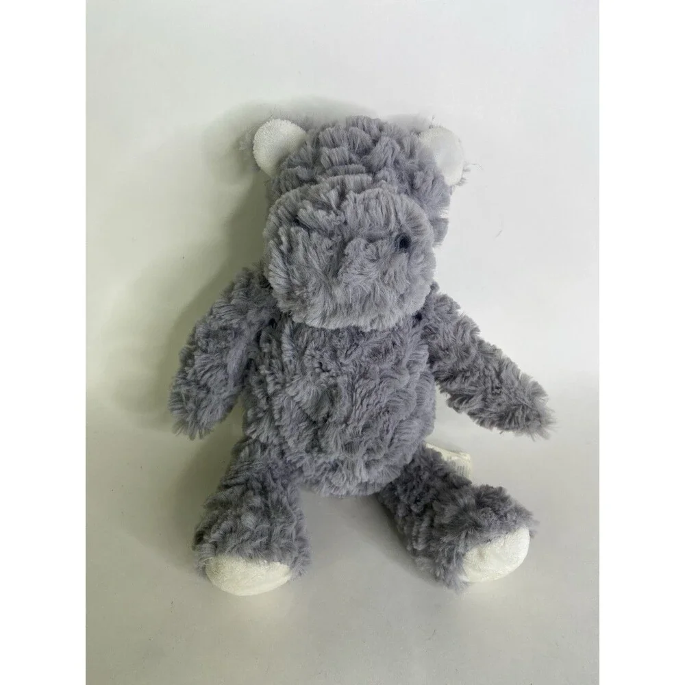 Carters Just One You Gray Hippo Plush Baby Stuffed Animal Toy 2021
